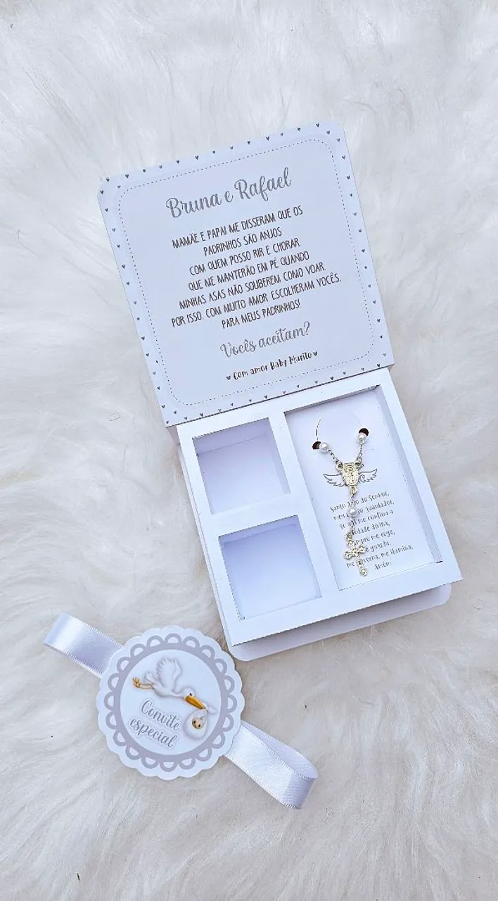 Convite Batismo Personalizado