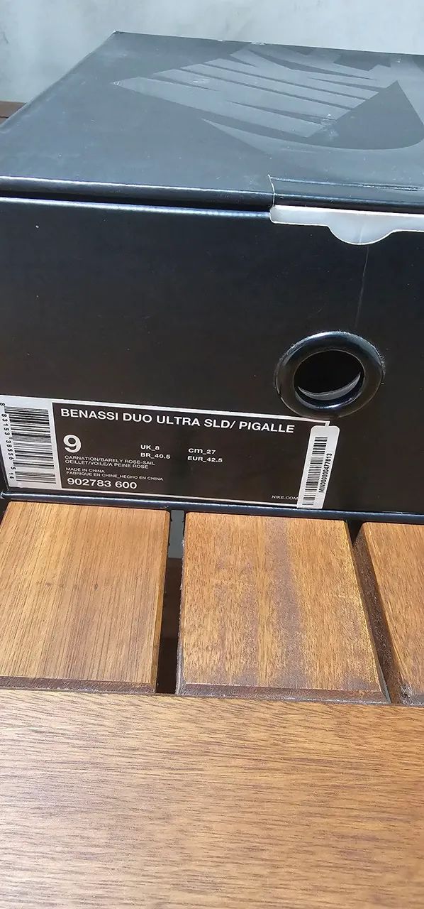 Chinelos Nike Benassi Duo Ultra SLD/Pigalle - Foto 4