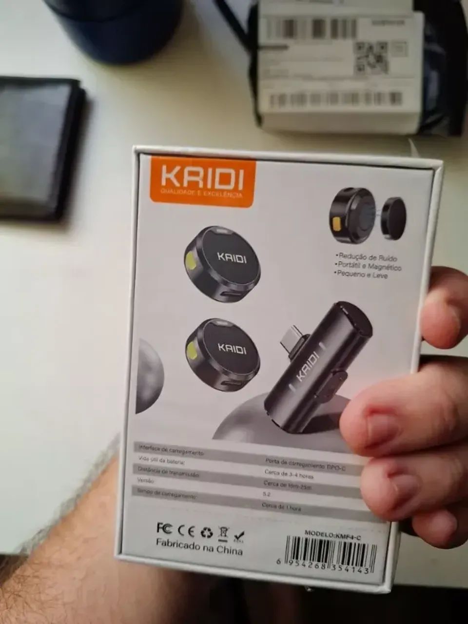 Microfone KAIDI Sem Fio de Alta Qualidade - Foto 4