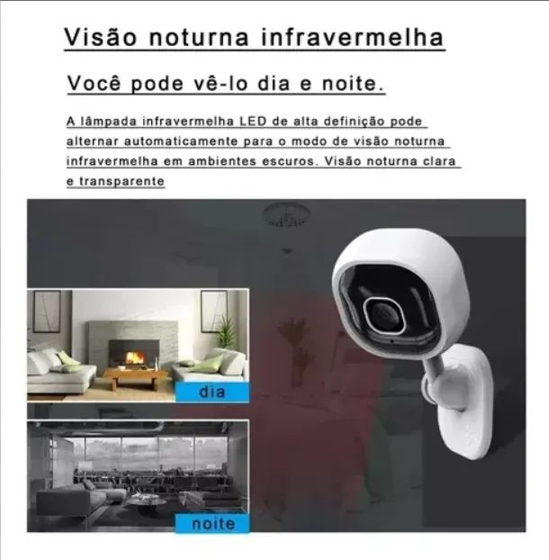 Mini Camera de Seguranca Interna Wifi 1080p  - Foto 2