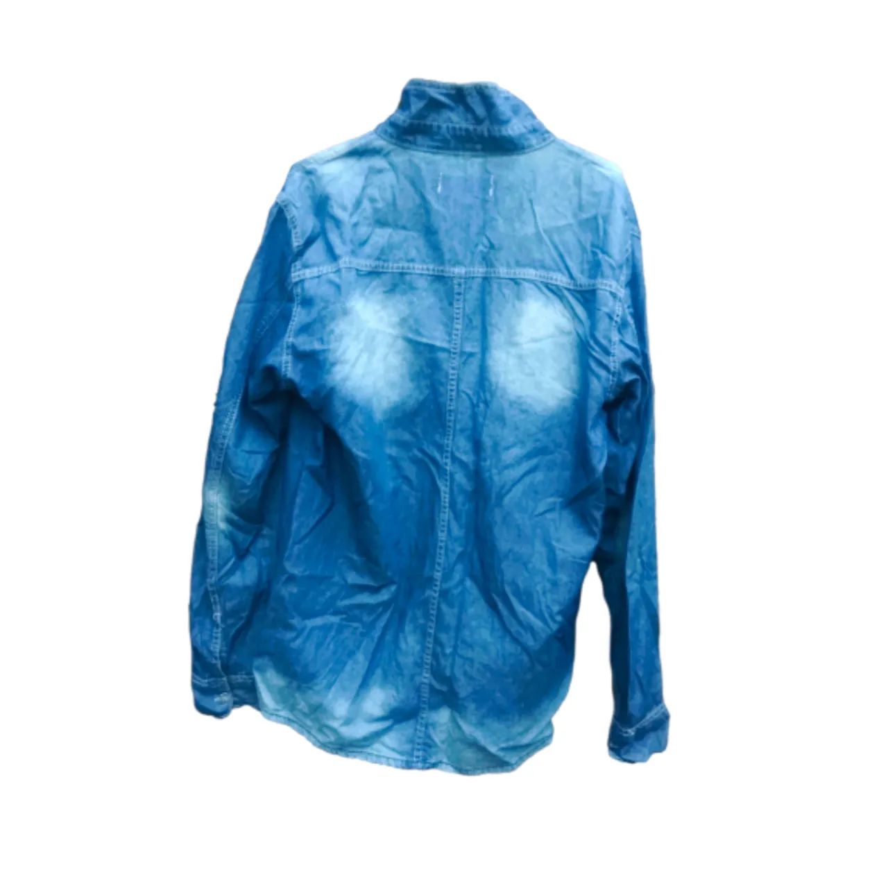 Camisa Jeans Mangas Longas - Foto 2