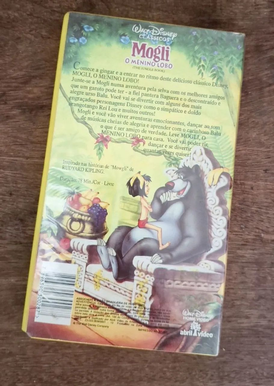 vhs mogli o menino lobo disney - Foto 3