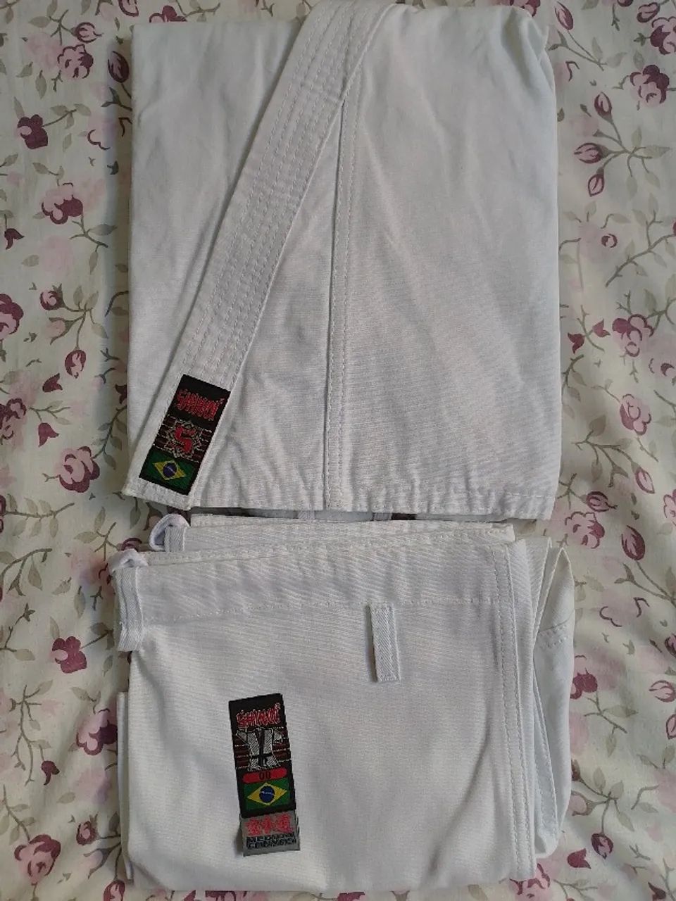 Kimono Karate Lona Média (K10) Medium Canvas Novo no Plástico Infantil (6/8 anos) só R$220 - Foto 3