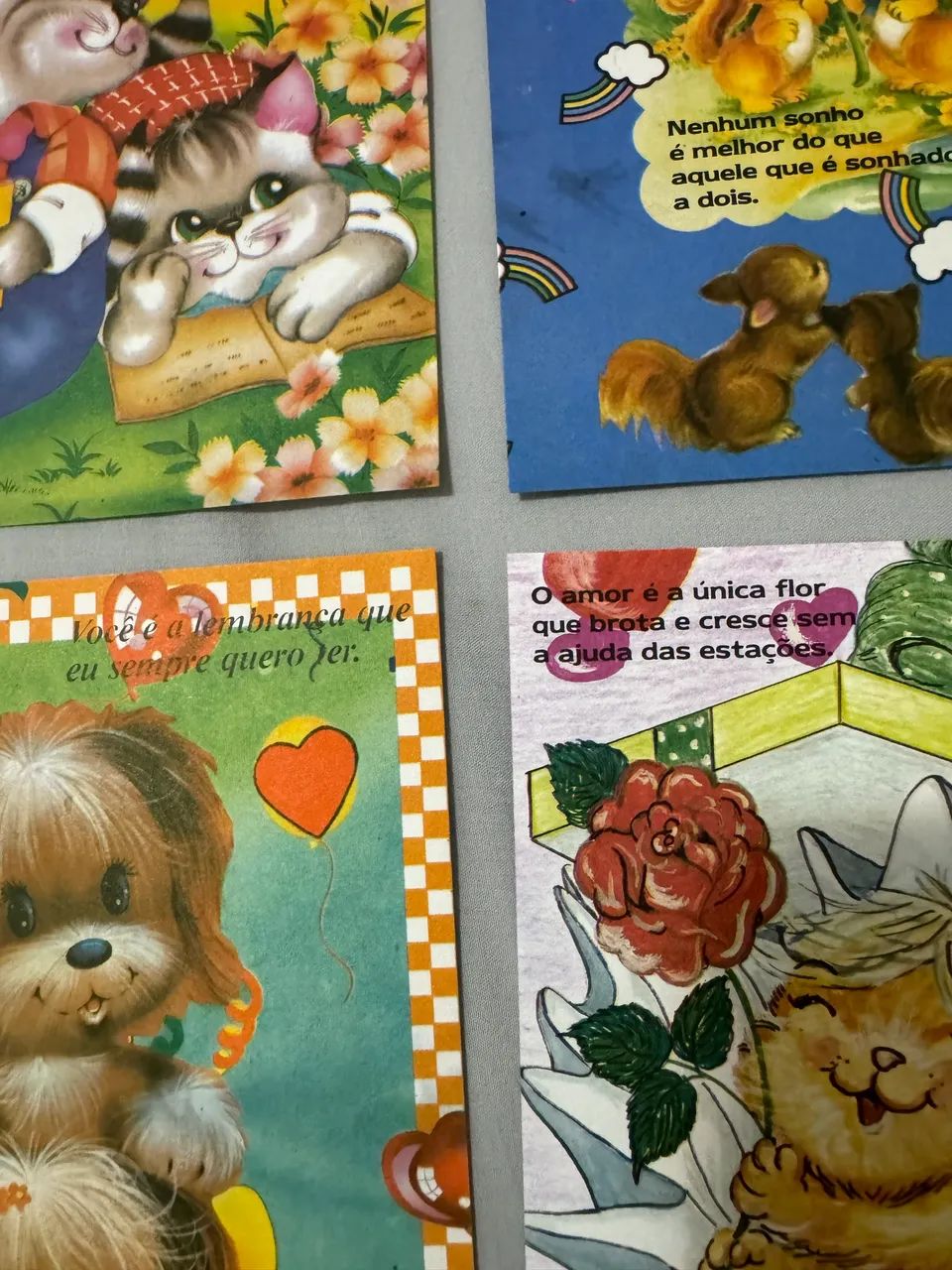 Kit 4 papéis de cartas raro com frases, da década de 80/90 - Foto 2