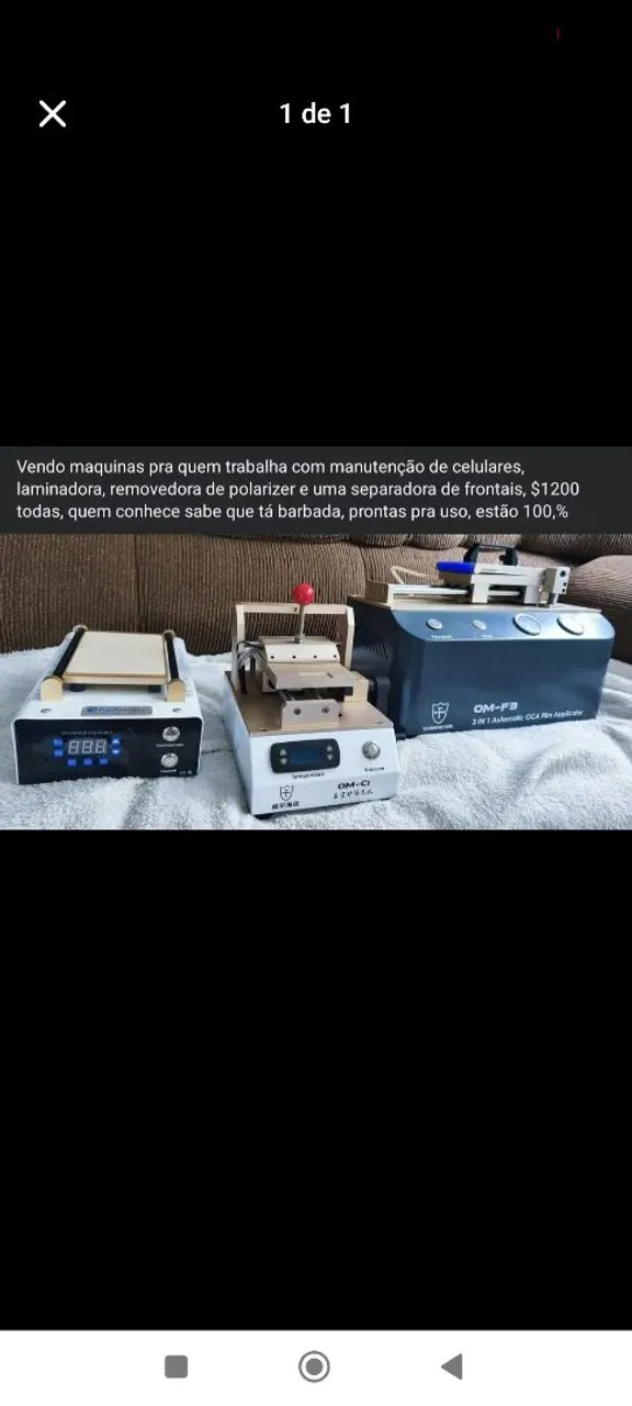 Laminadora e separadora
