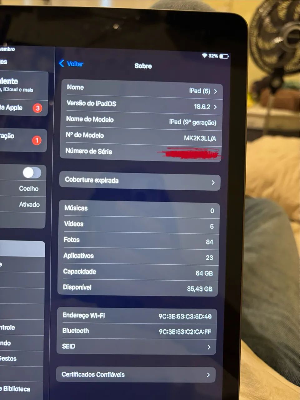 ipad 9 geração + caneta wb - Foto 2