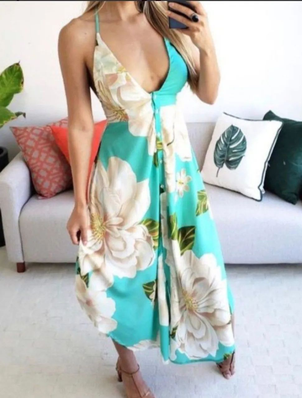 Vestido Farm Midi Floral  - Foto 2