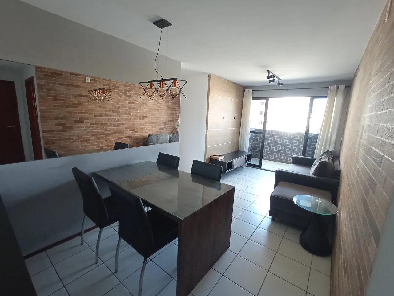 3/4 | 1 Suíte | 100% mobiliado| Poço | 69 m2 |  Cond. com água e gás incluso
