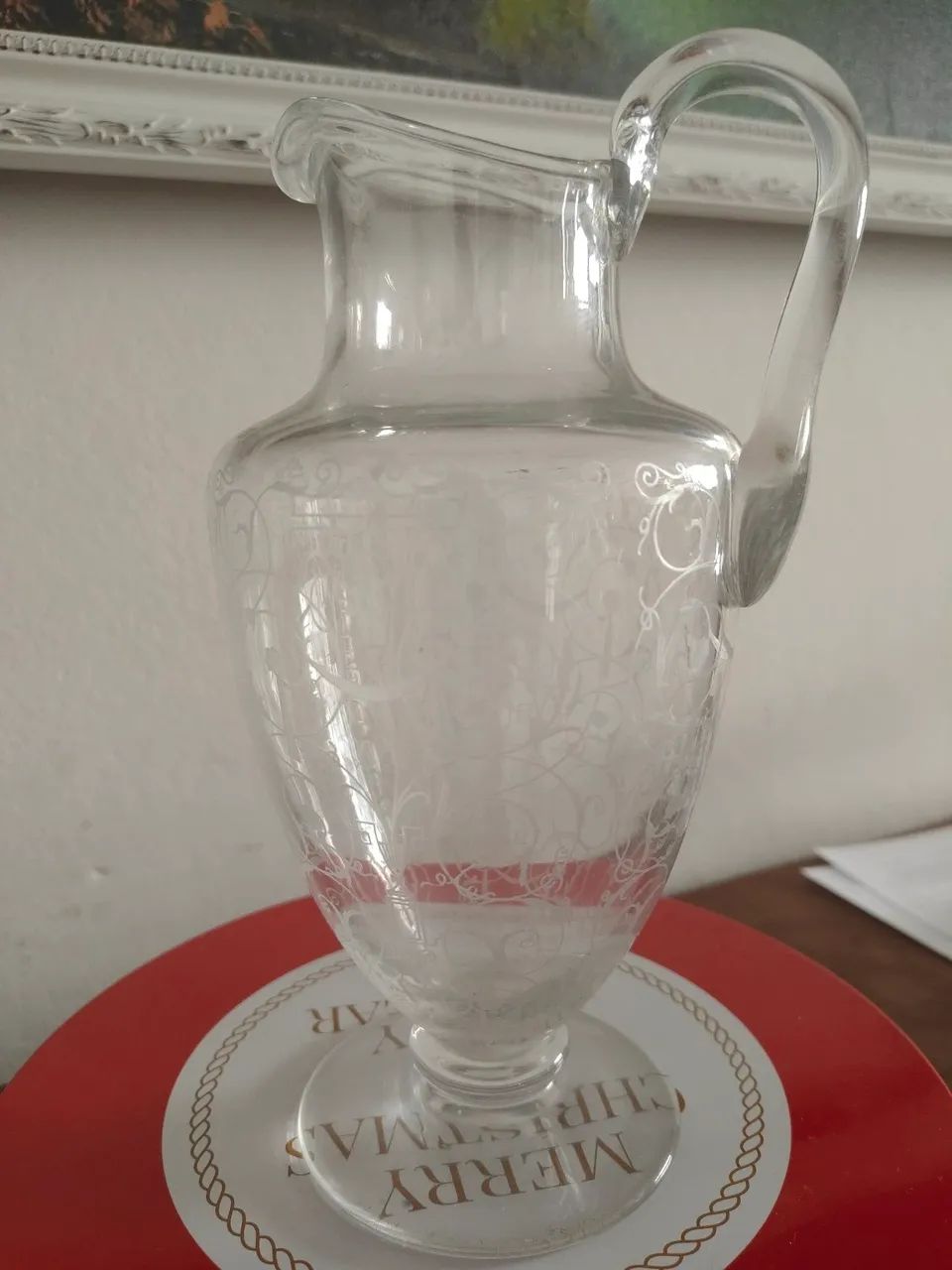 Jarro Michel Ange en cristal de baccarat antigo e raro. modelo 1 
