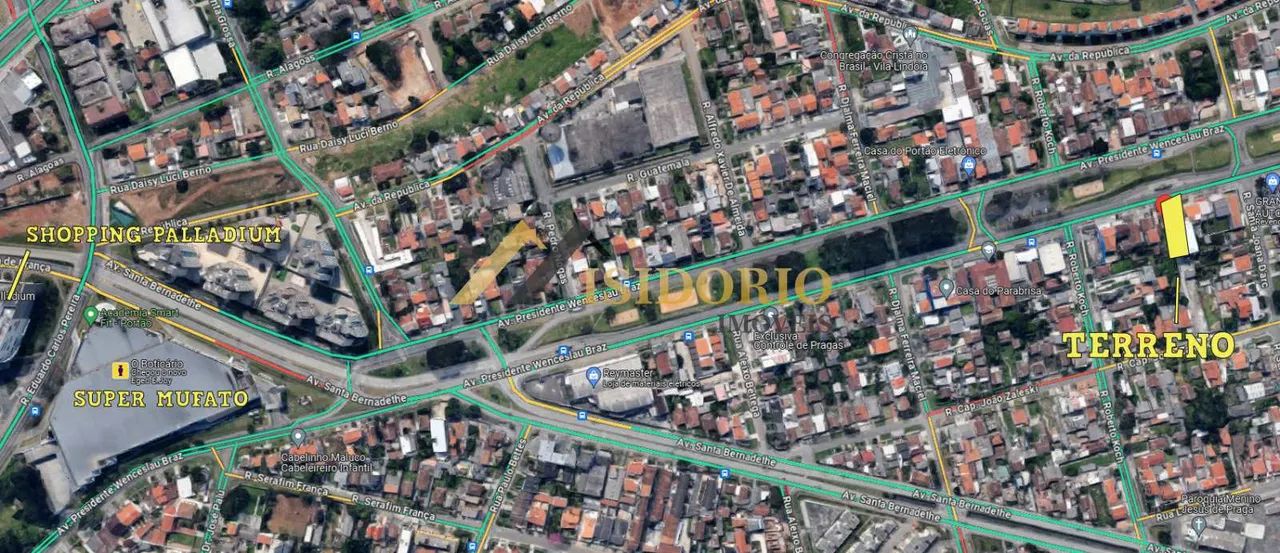 EXCELENTE TERRENO!!! 672m² DE ÁREA TOTAL, PRÓX. PALLADIUM