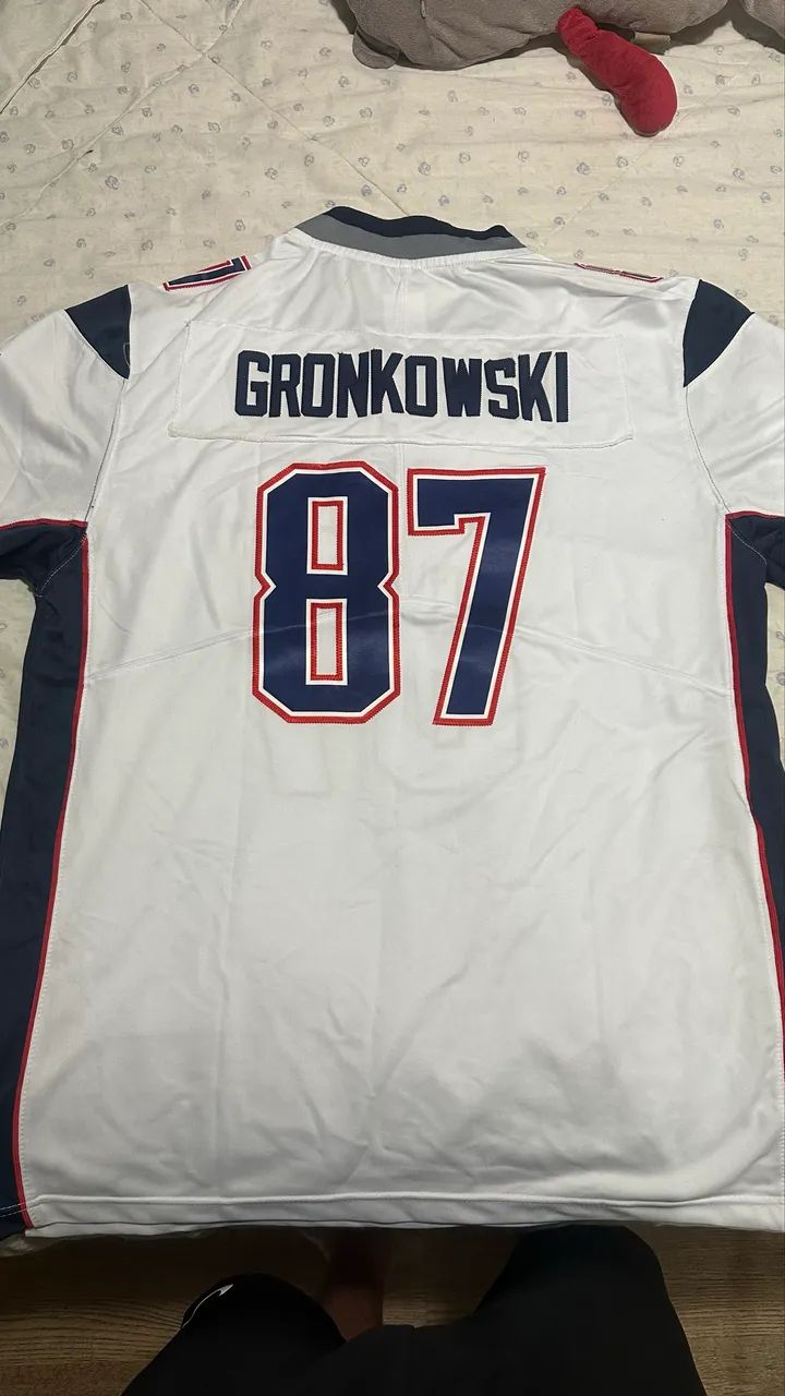 new england patriots oficial reebok camisa de jogo futebol americano nfl jersei 