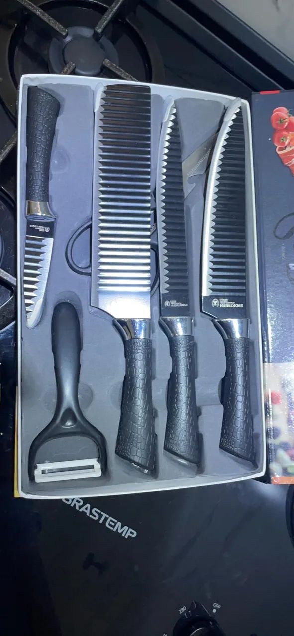 Kit 6 Peças Facas Antiaderente, ! PAGUE NA ENTREGA ! - Foto 2