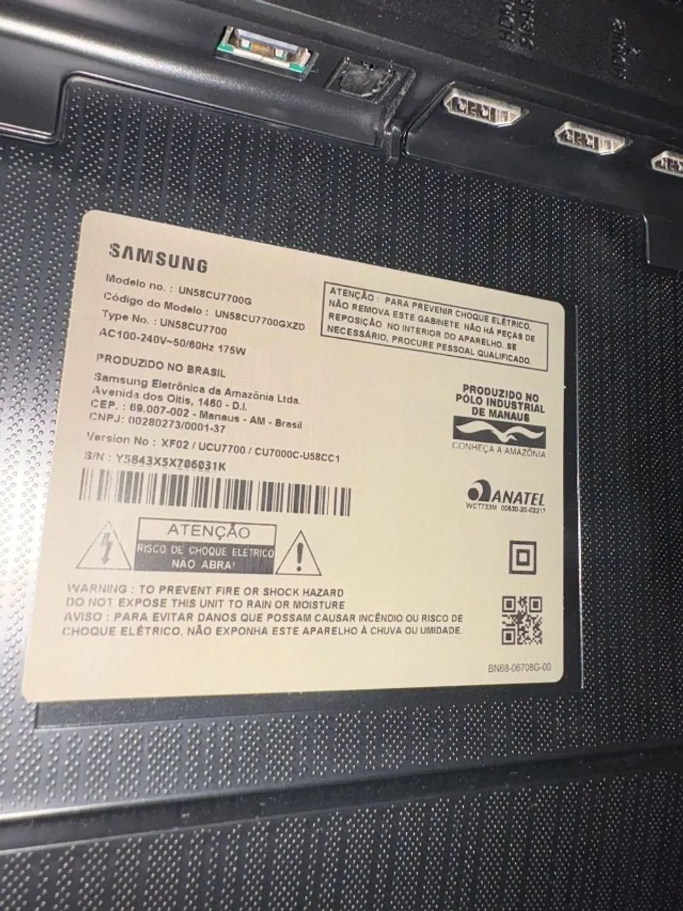 Smart TV Samsung 58" UHD 4K 58CU *, Processador Crystal 4K, Gaming Hub Tela sem Lim - Foto 2