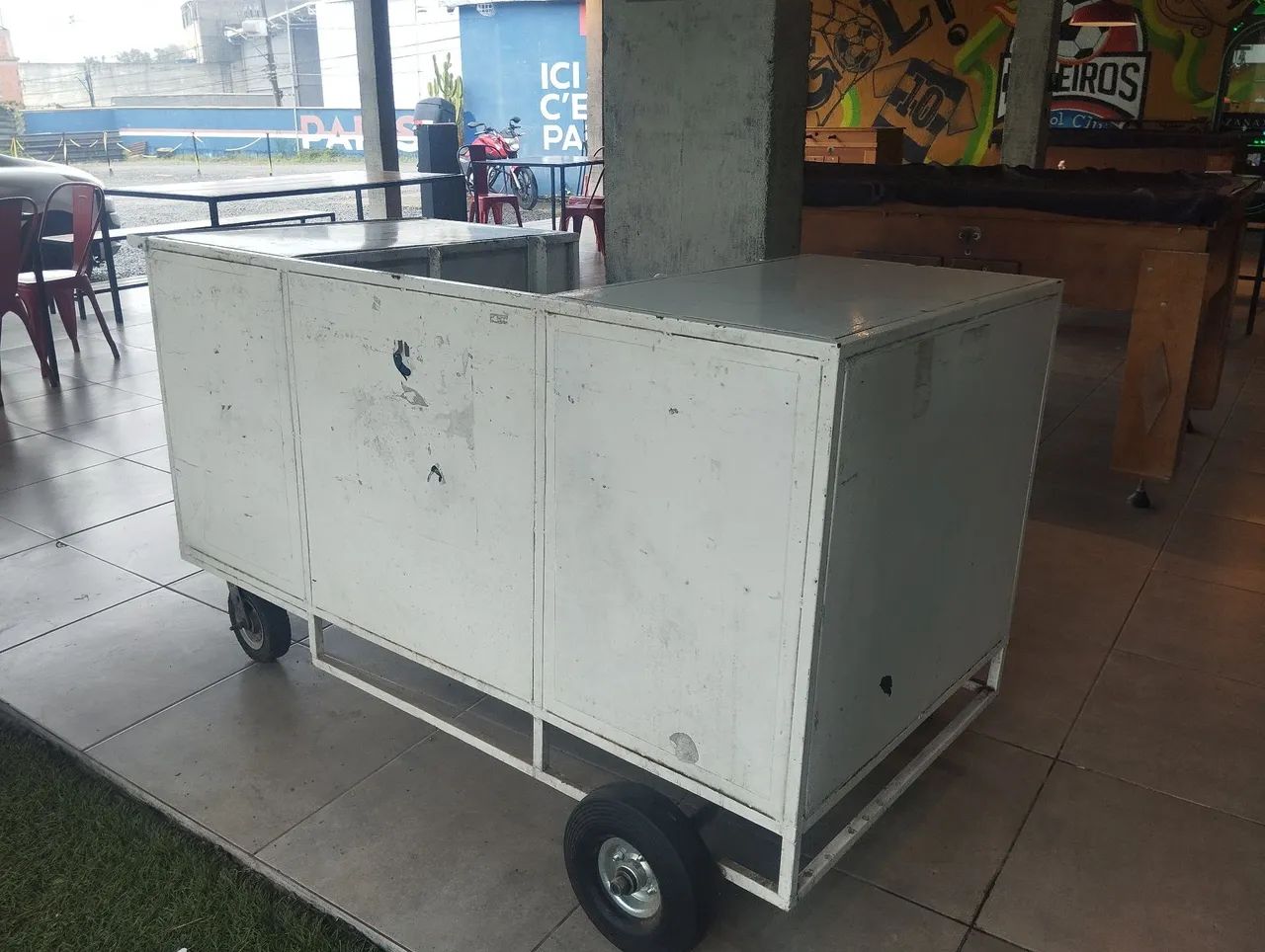 Carrinho para caldo de cana