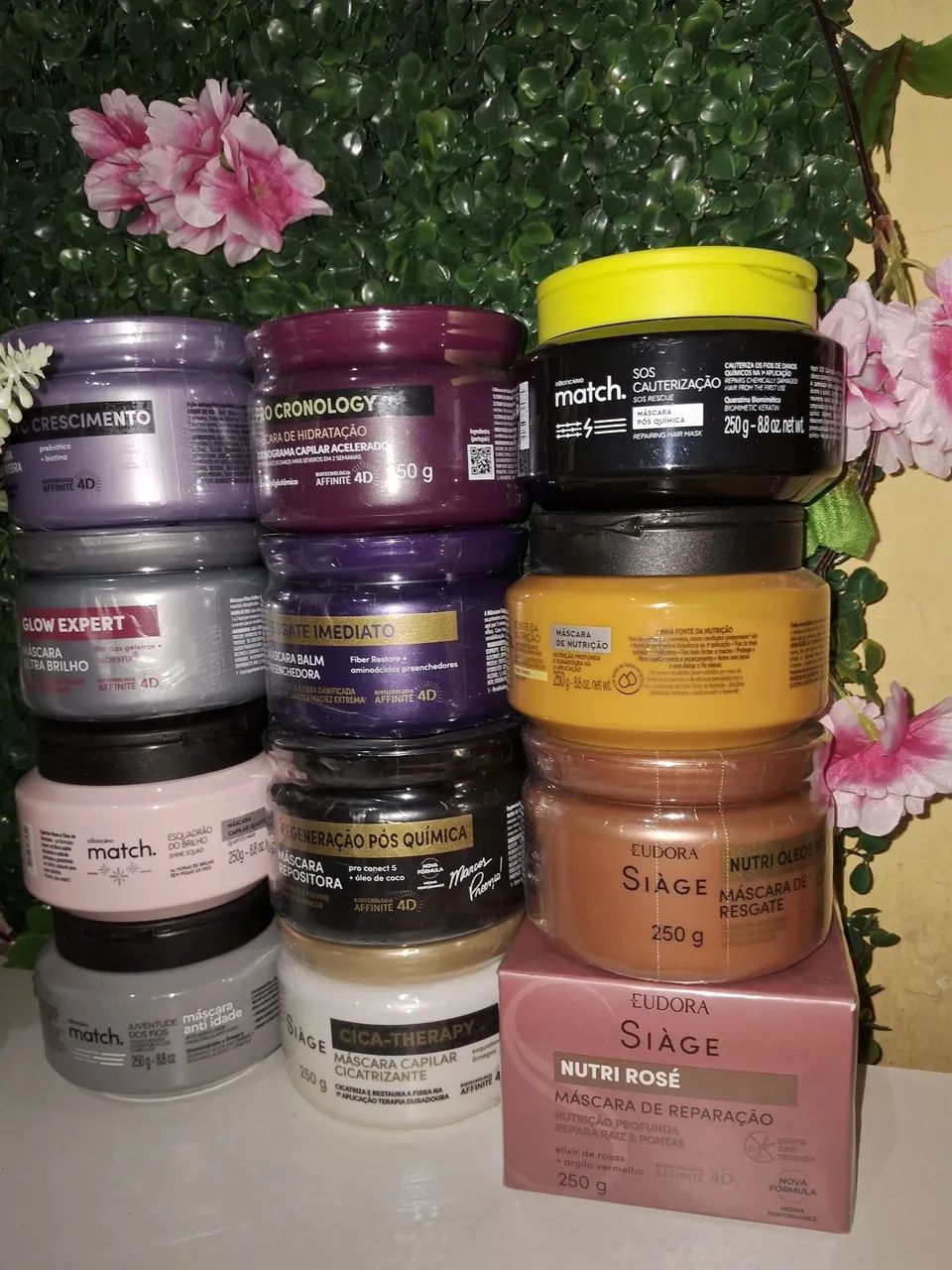 Kit de tratamento para cabelos - várias marcas