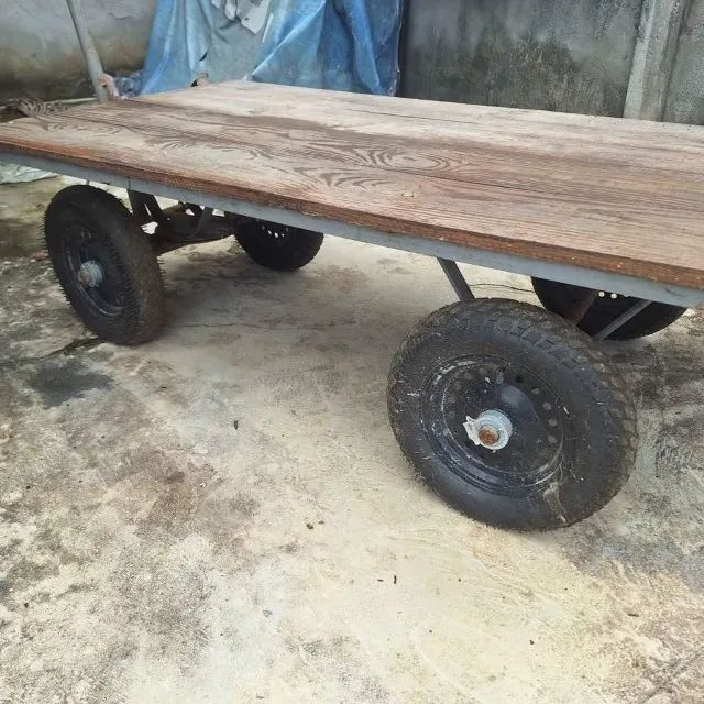 Carrinho de carga profissional 4 rodas - Foto 2