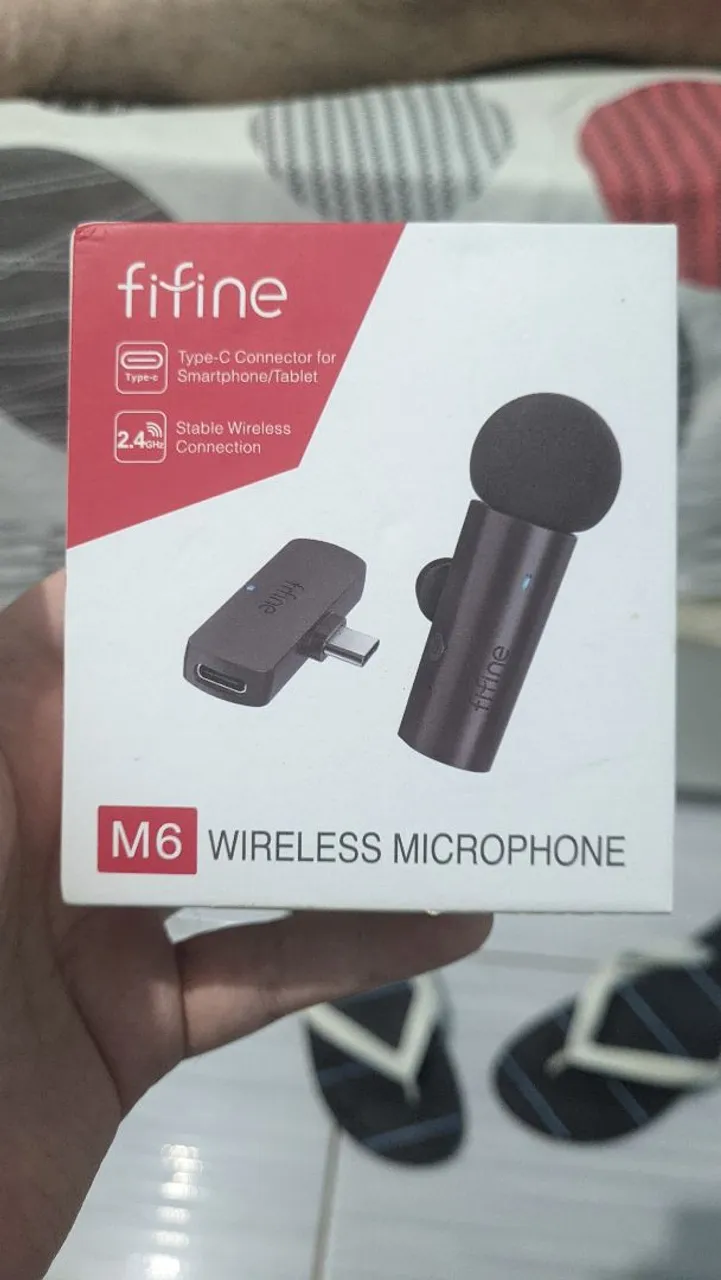 Microfone Sem Fio Fifine M6 - usado