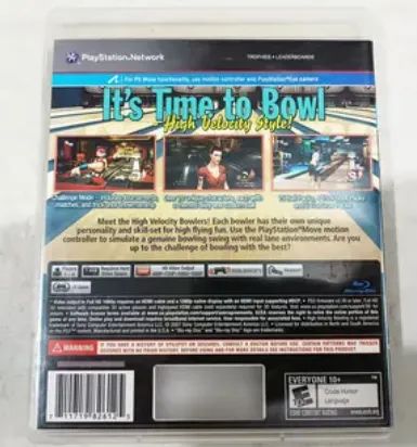 Jeu High Velocity Bowling (Motion Control) Pour PS3 - Neuf Sous Blister, Version Anglaise