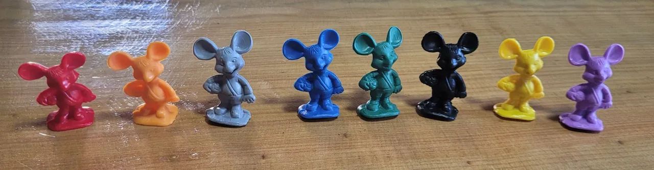 Lote 8 Bonecos Vintage em Miniatura Topo Gigio