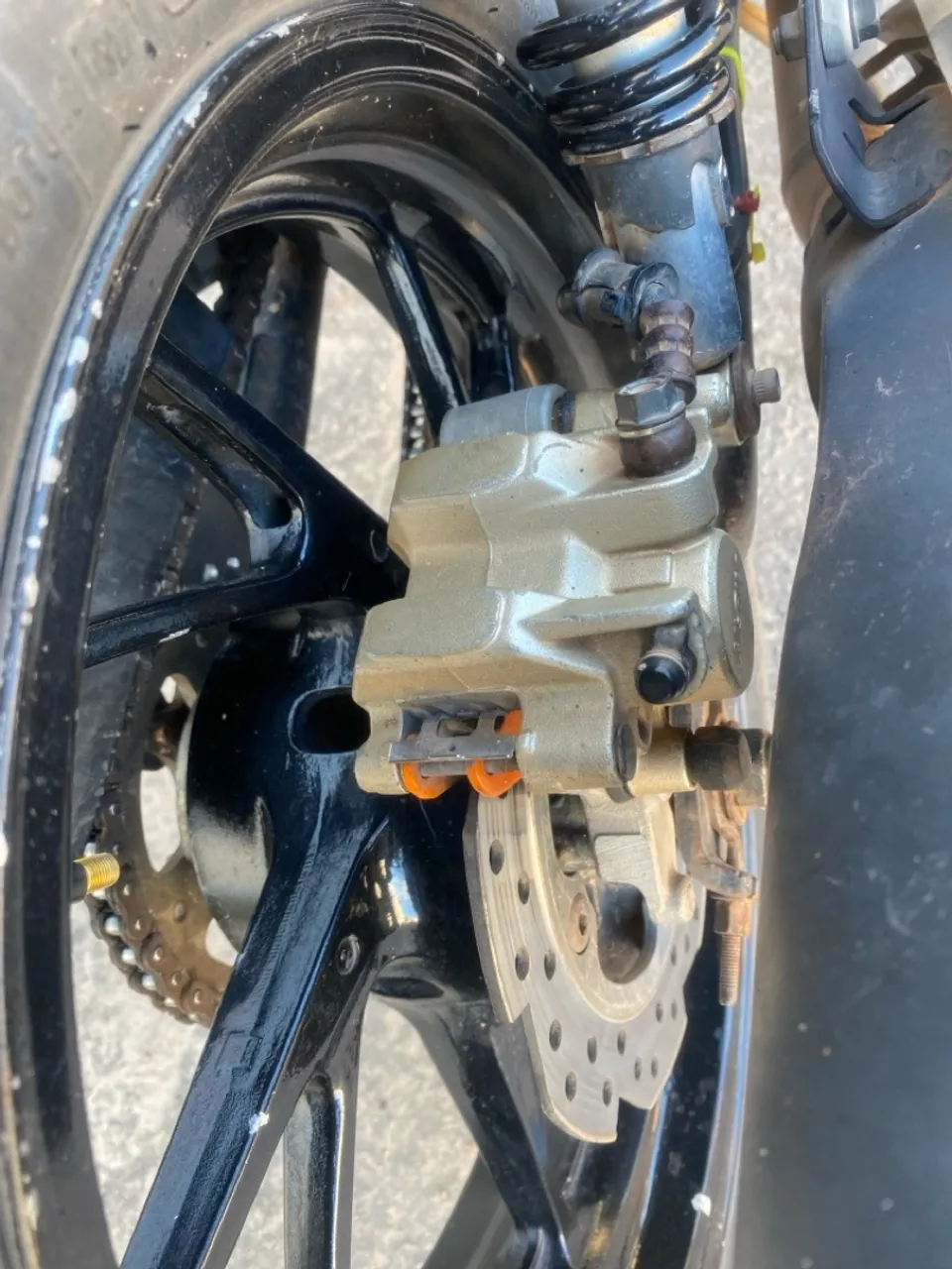 Rodas da cb Twister adaptada pra titan, fan, start 160