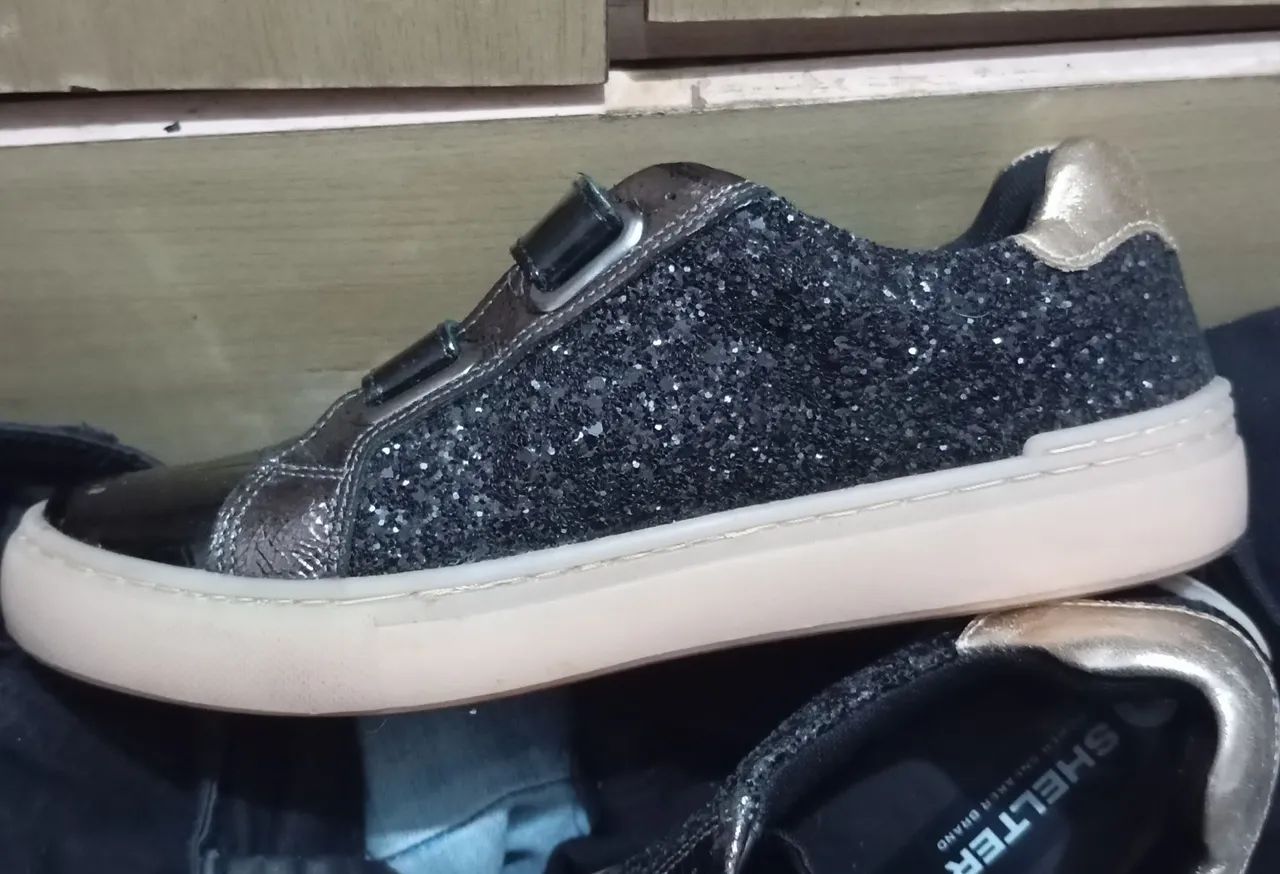 Tênis Shelter preto 34 - Foto 2