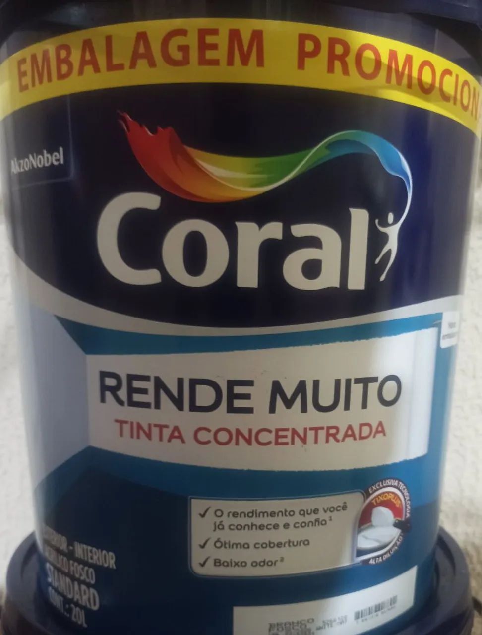 Tinta Coral Concentrada - Rende Muito! 20 litros 