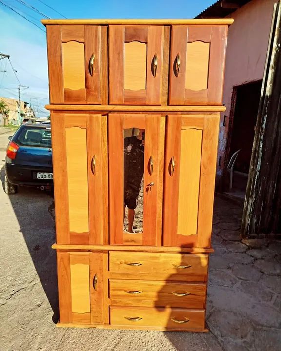 Guarda roupa Madeira Maciça - NOVO - Foto 3