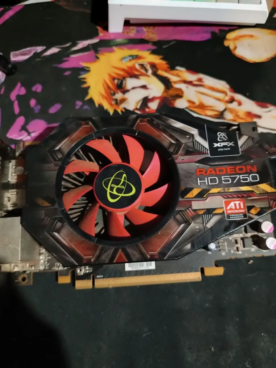 Placa de Vídeo XFX Radeon HD 5750 (sucata ou teste)