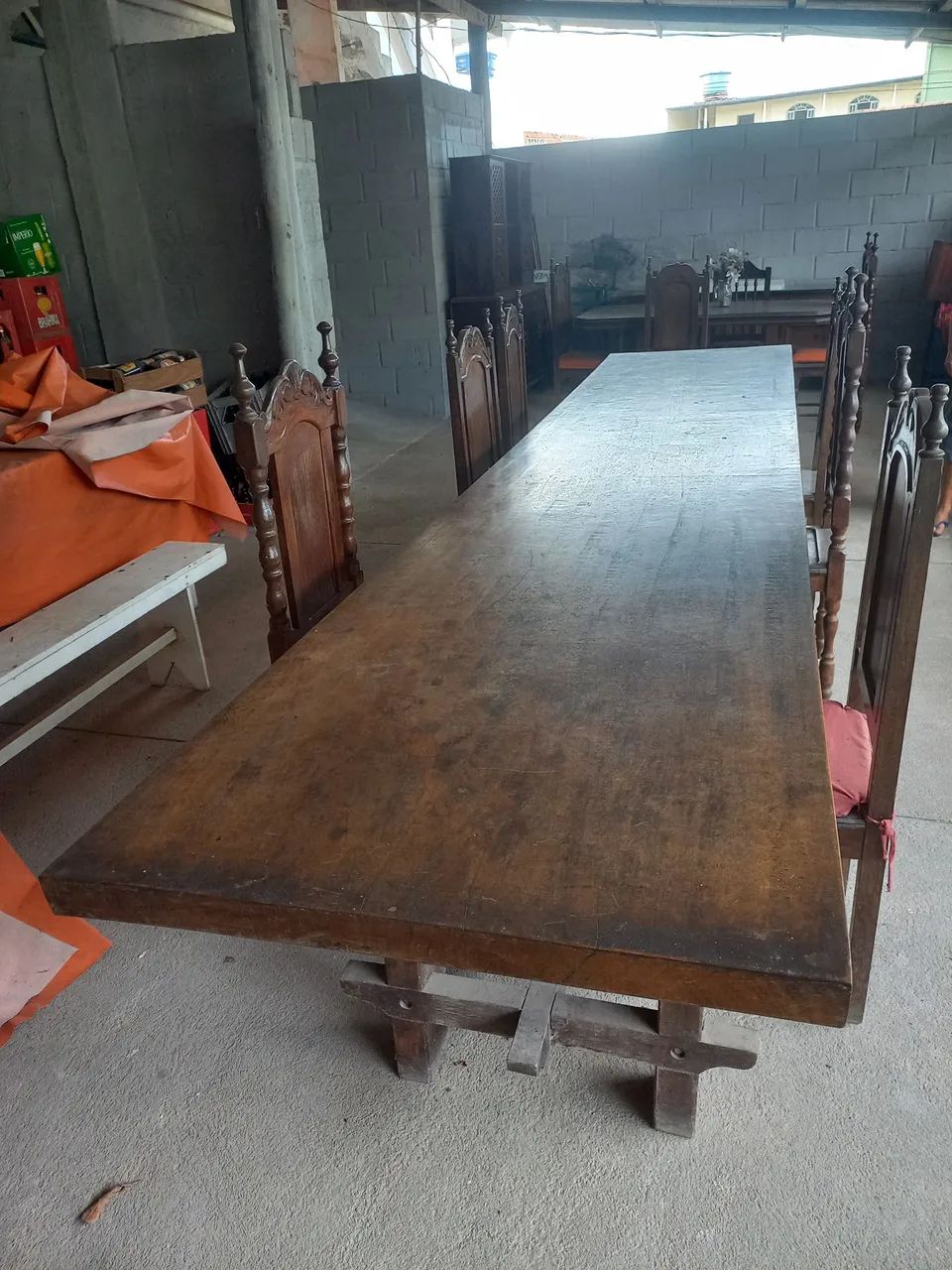 Mesa de madeira maciça 3,500 - Foto 3
