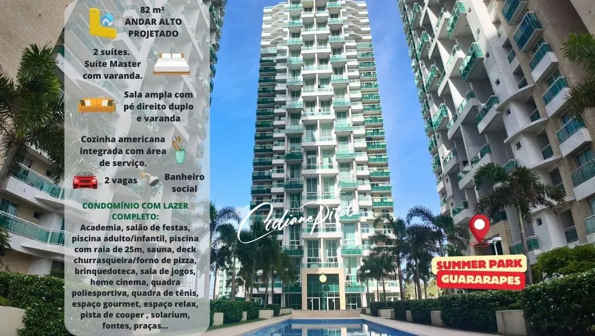 ANDAR ALTO, SALA AMPLA EM EXCELENTE LOCALIZAÇÃO NO GUARARAPES