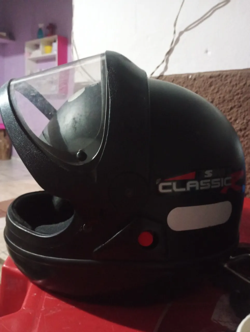 Capacete samarino preto fosco automático
