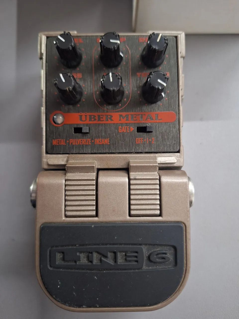 Pedal Line 6 Uber Metal - Para Conserto - Carcaça Impecável - Foto 2