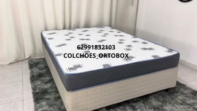 Base e Colchão casal de espuma d33 da ortobom