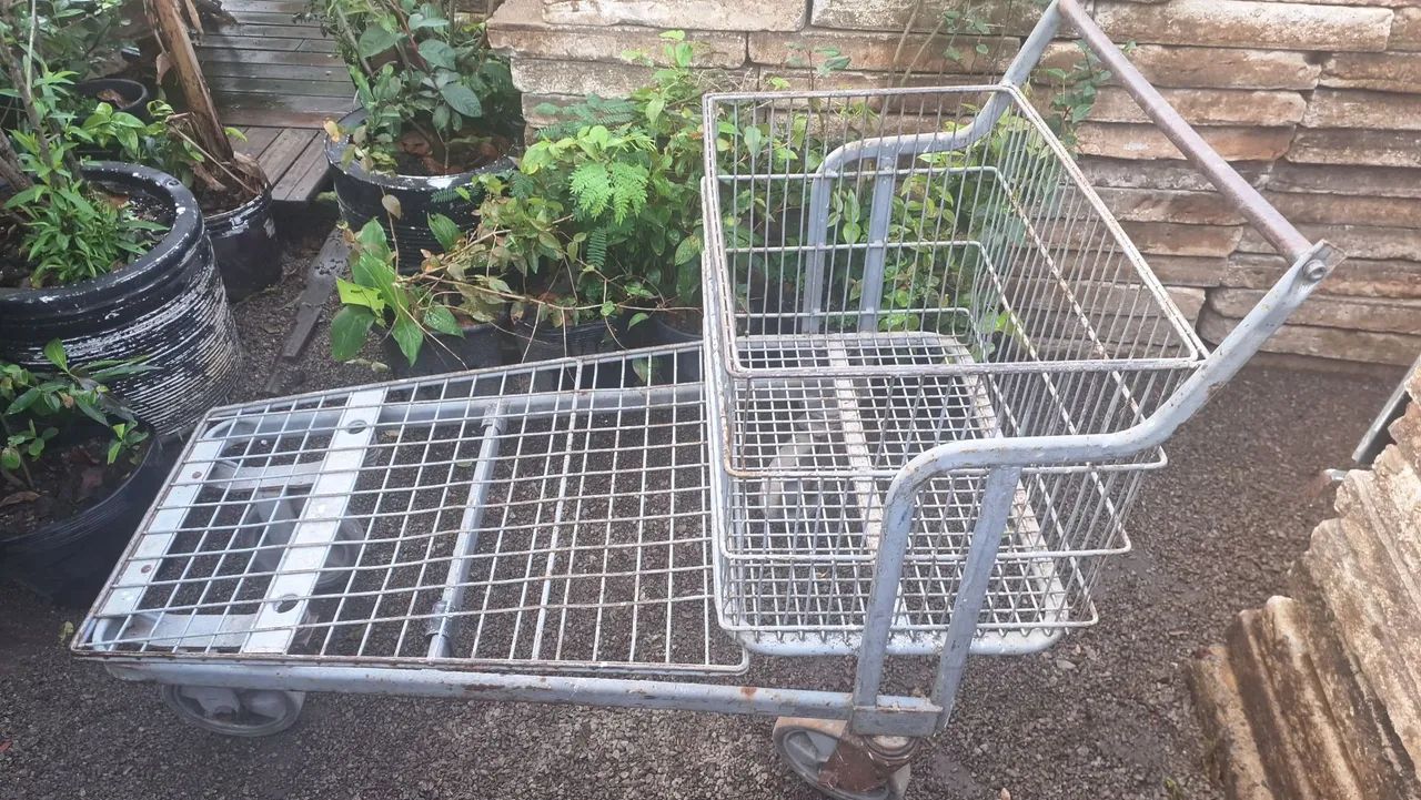 Carrinho de mercadorias peça única 