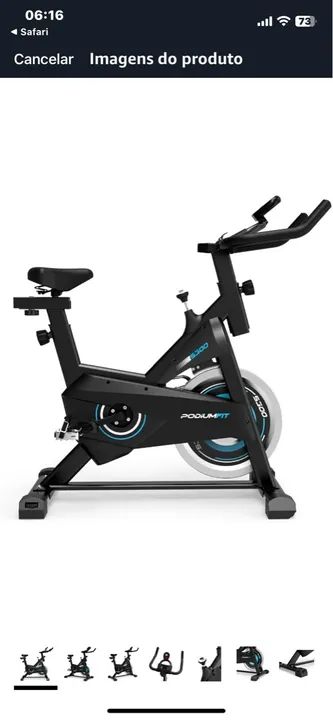 Bicicleta Ergométrica Spinning PodiumFit S300 