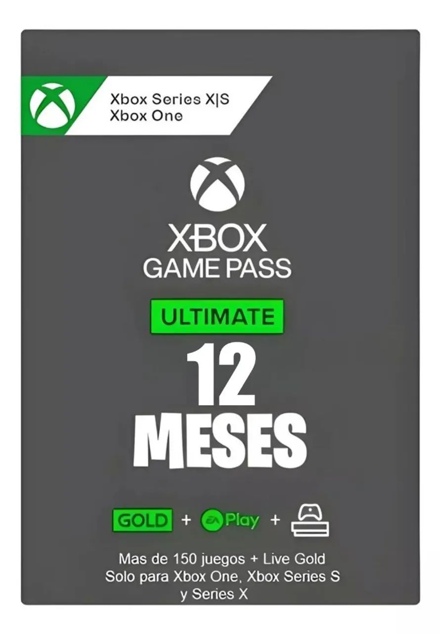 Xbox Game Pass Ultimate 12 meses - Novo