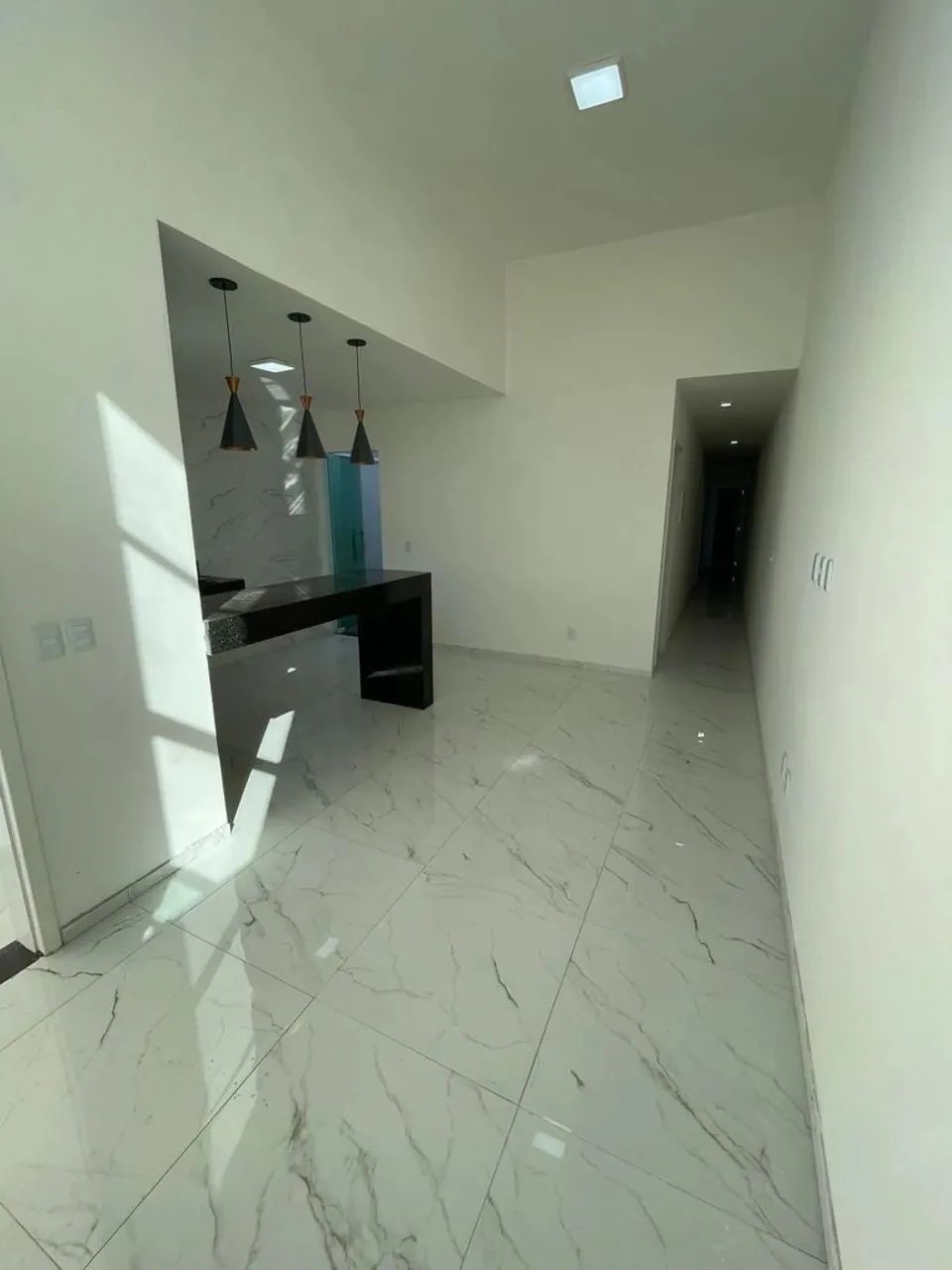 casa plana com 3 quartos suite com closet e pe direito duplo - Foto 10