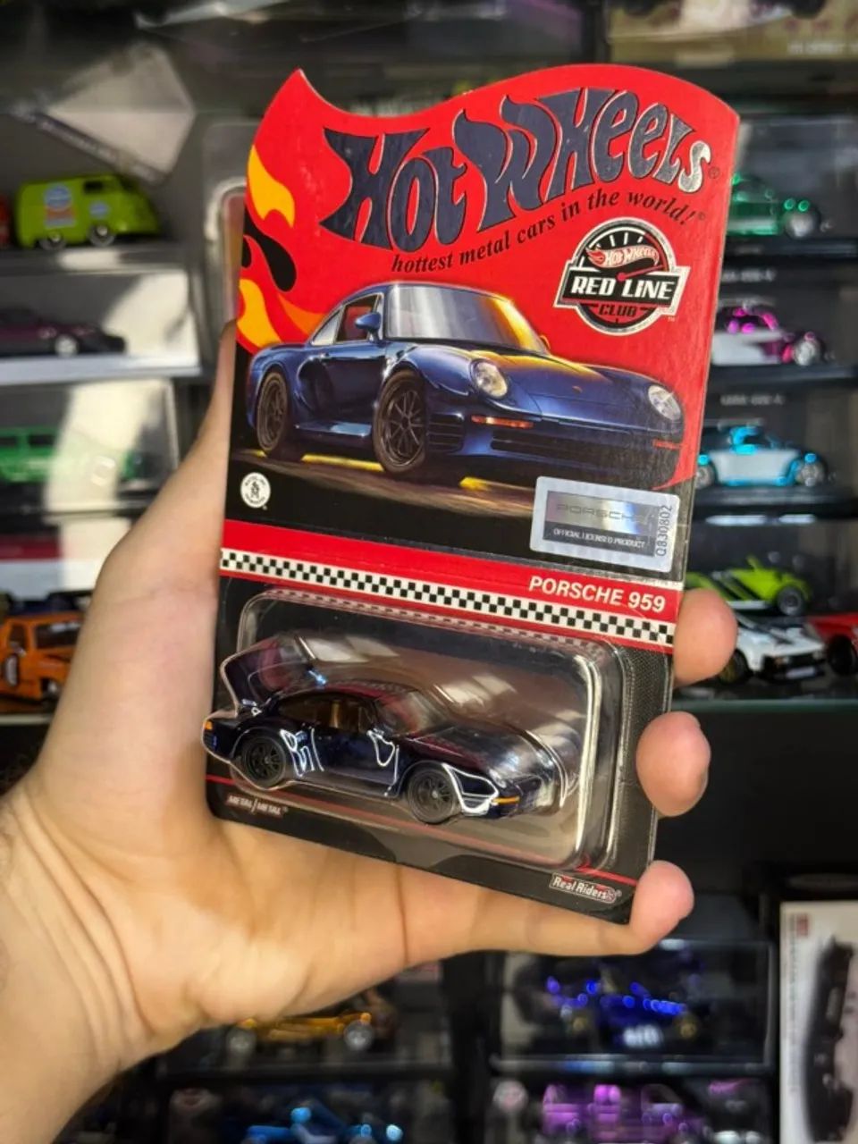 Hot Wheels Porsche 959 RLC Azul - Foto 4