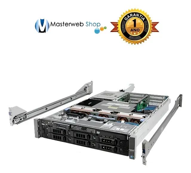 Servidor Dell R710 - 2 Processadores Six Core - 128GB - 1.2TB de HD SAS