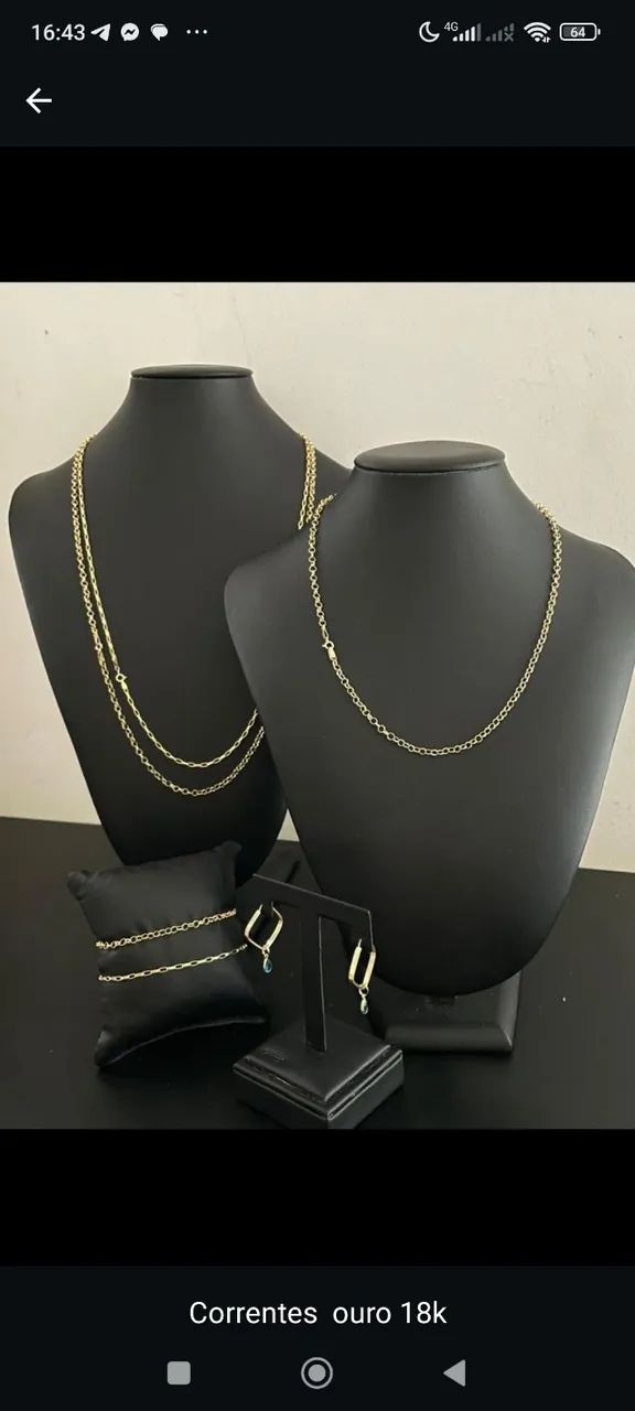 Cordões ouro 18k  - Foto 3