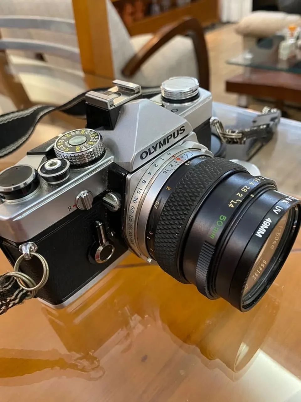 Câmera Olympus OM-1 com Lente Zuiko 50mm f/1.4 - Câmeras e
