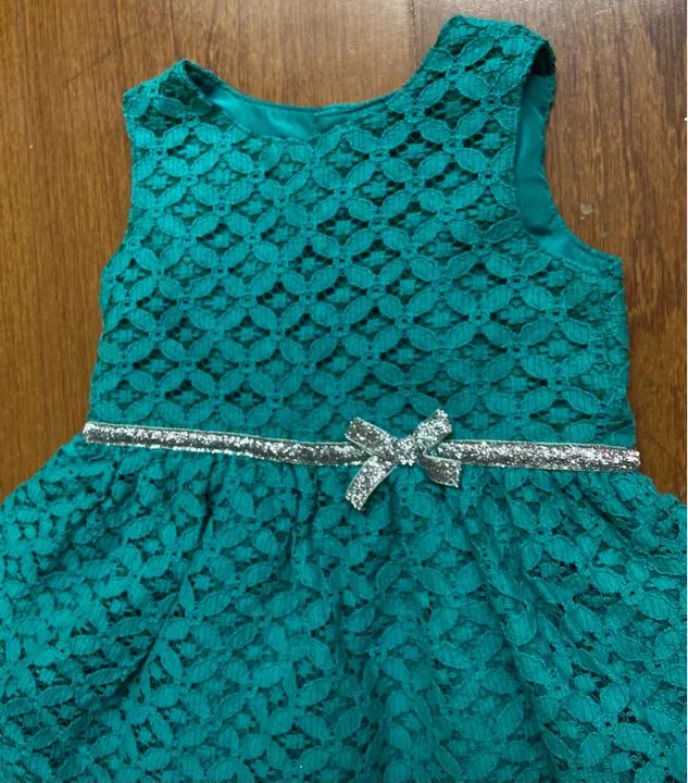 Vestido verde festa carters novo tag etiqueta Natal 9m - Foto 4