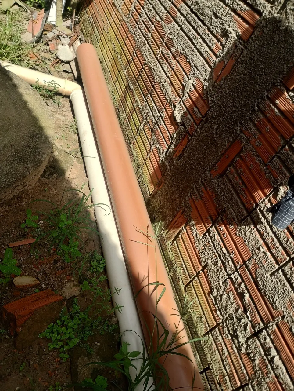 Cano de PVC para água pluvial
