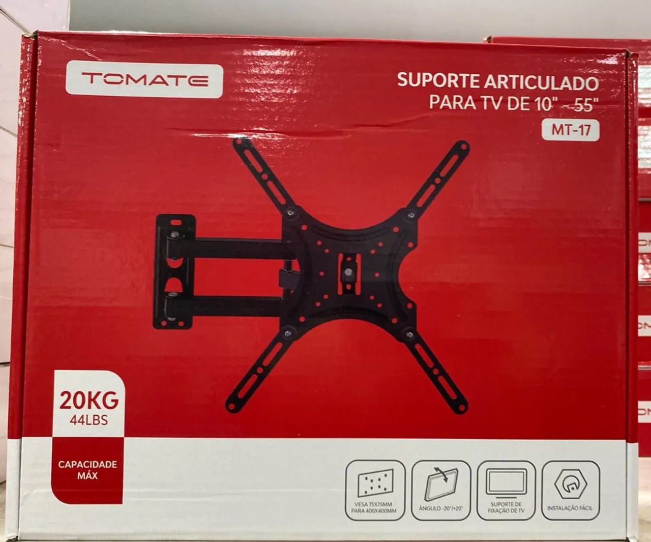 Suporte Articulado para TV 10-55 polegadas 20kg