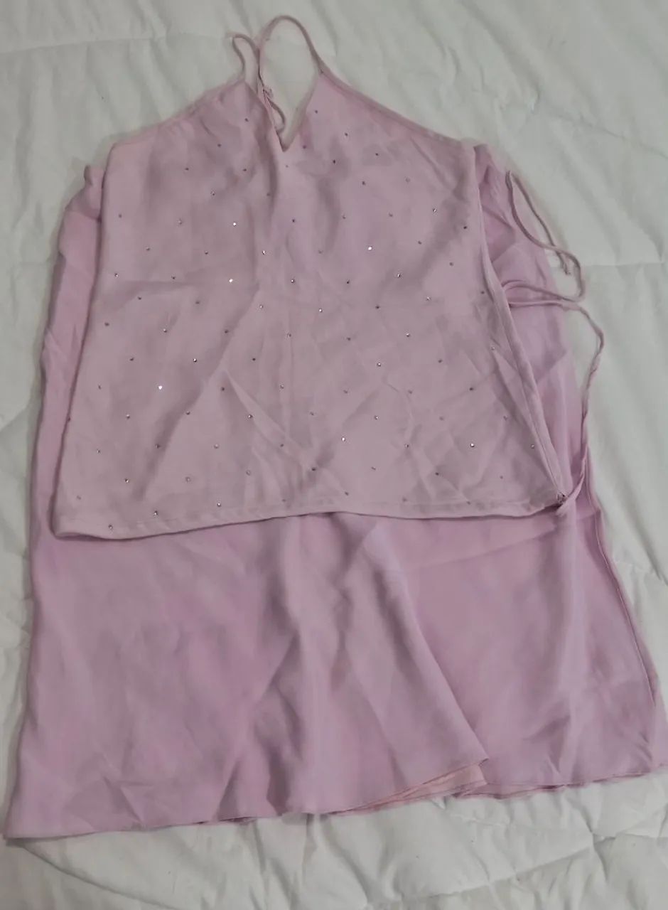 Conjunto Folic Crepe de Seda P - Foto 2
