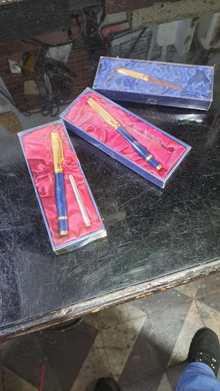 Caneta tinteiro novas - linhas - barato