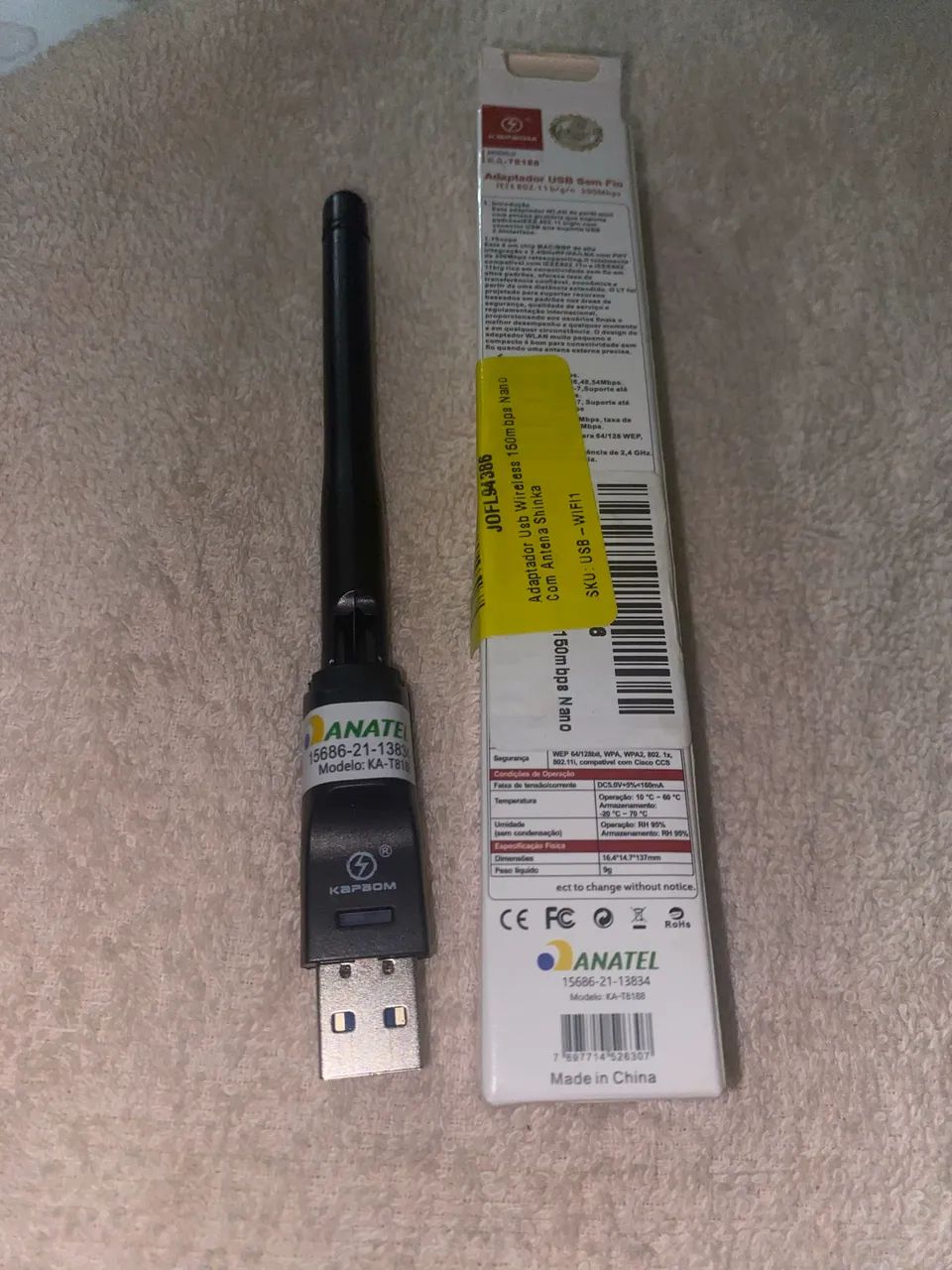 Adaptador Antena Wireless USB KA-T8188 Kapbom - Foto 4