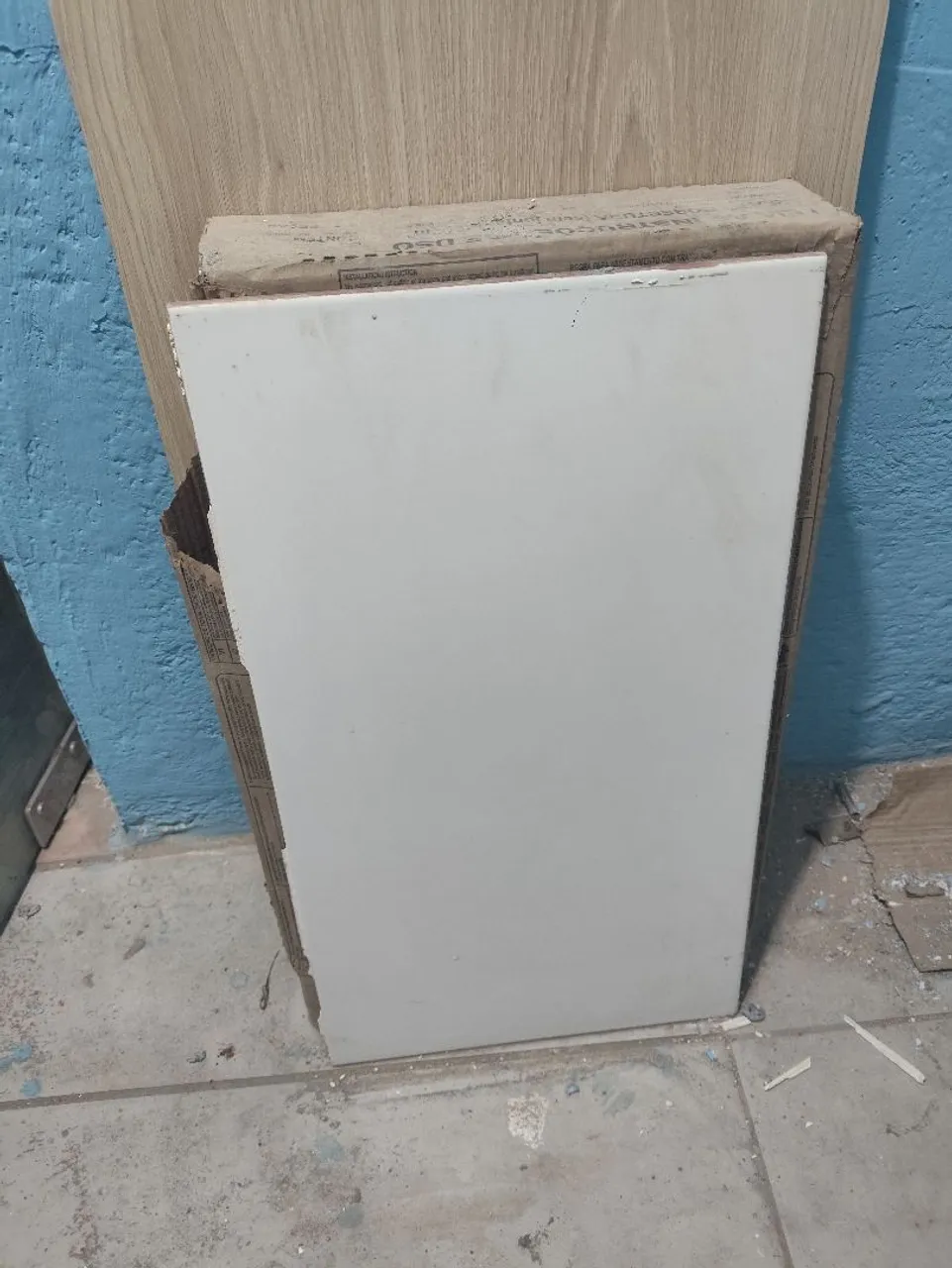 Azulejo branco 15 unidades Placa de revestimento em cerâmica