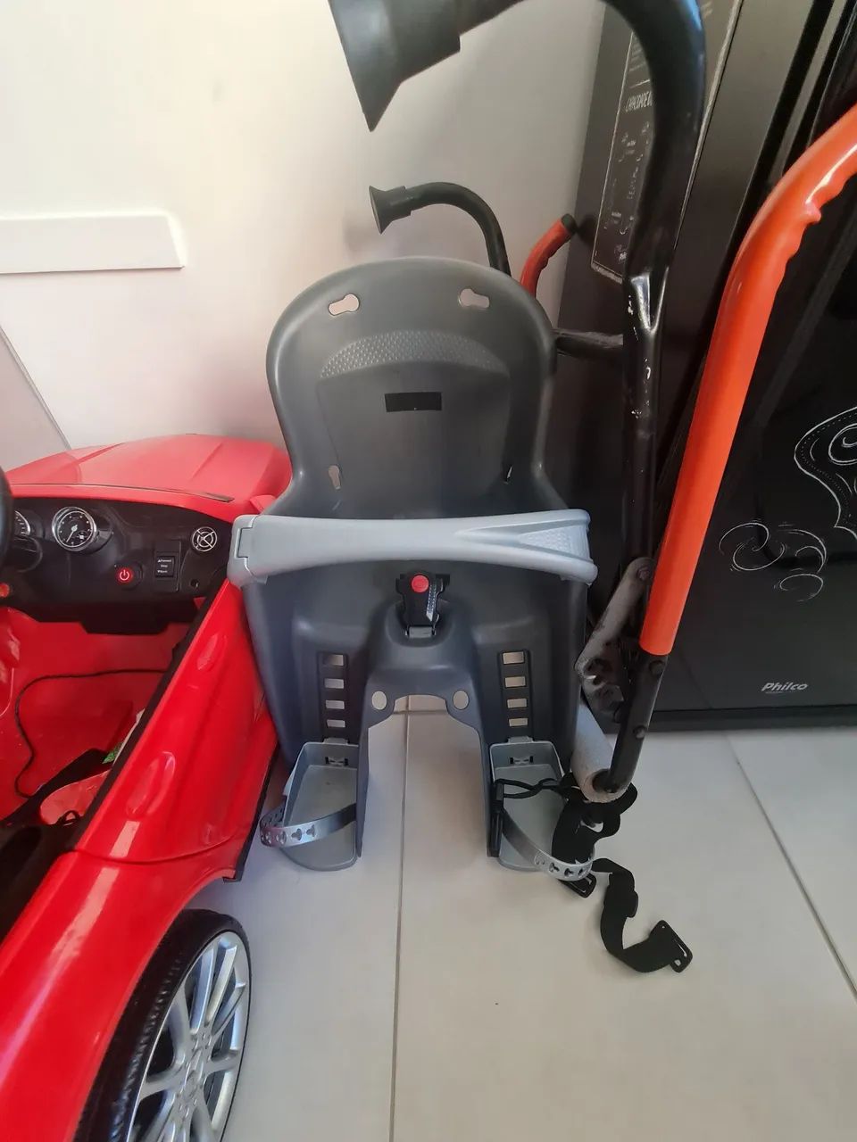 CADEIRINHA PARA PASSEIO BICICLETA INFANTIL  - Foto 2