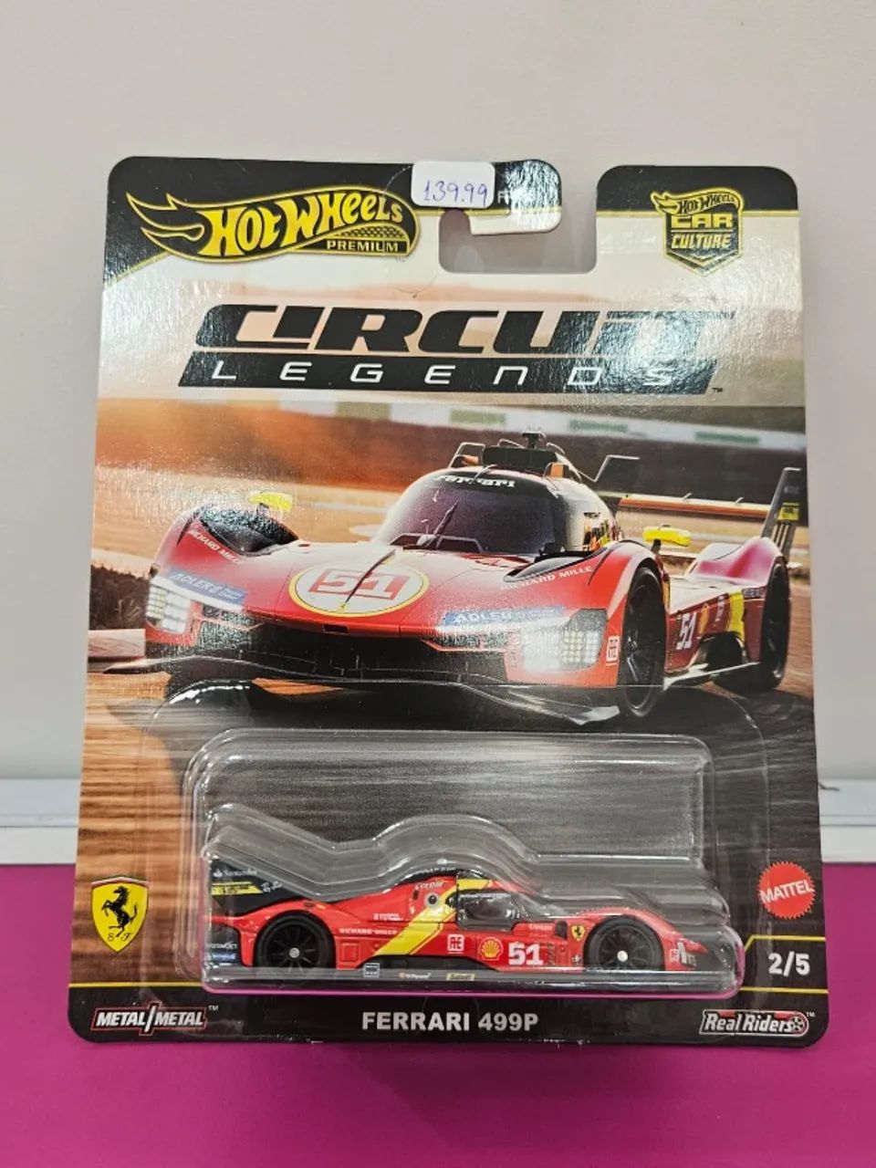 Ferrari 499P - Circuit Legends (Hotwheels Premium)